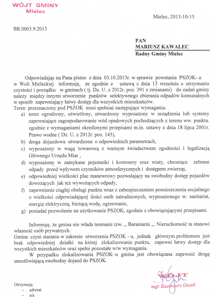 odp. na interpelacj�